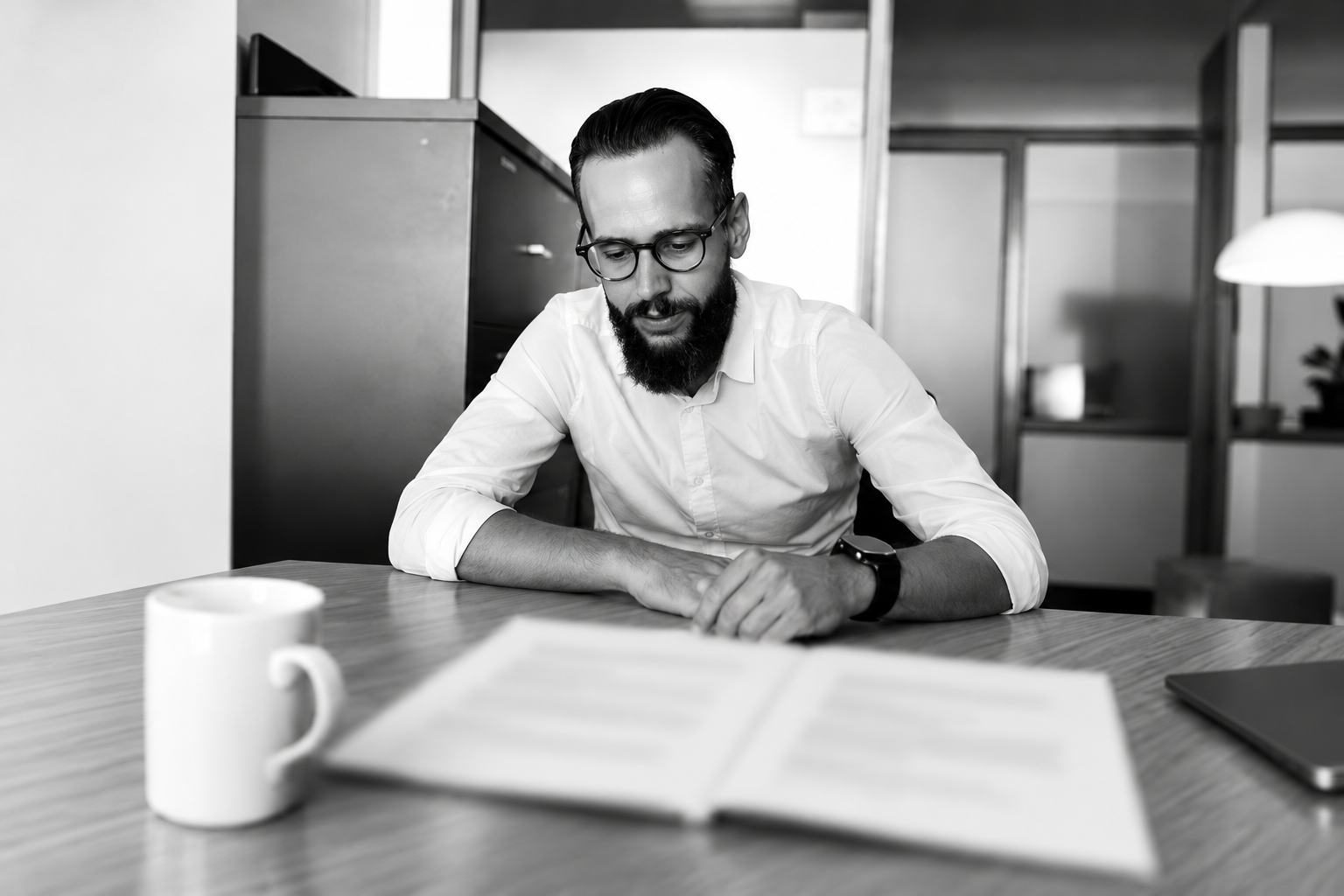 Pascal Neblik im Arbeitskontext